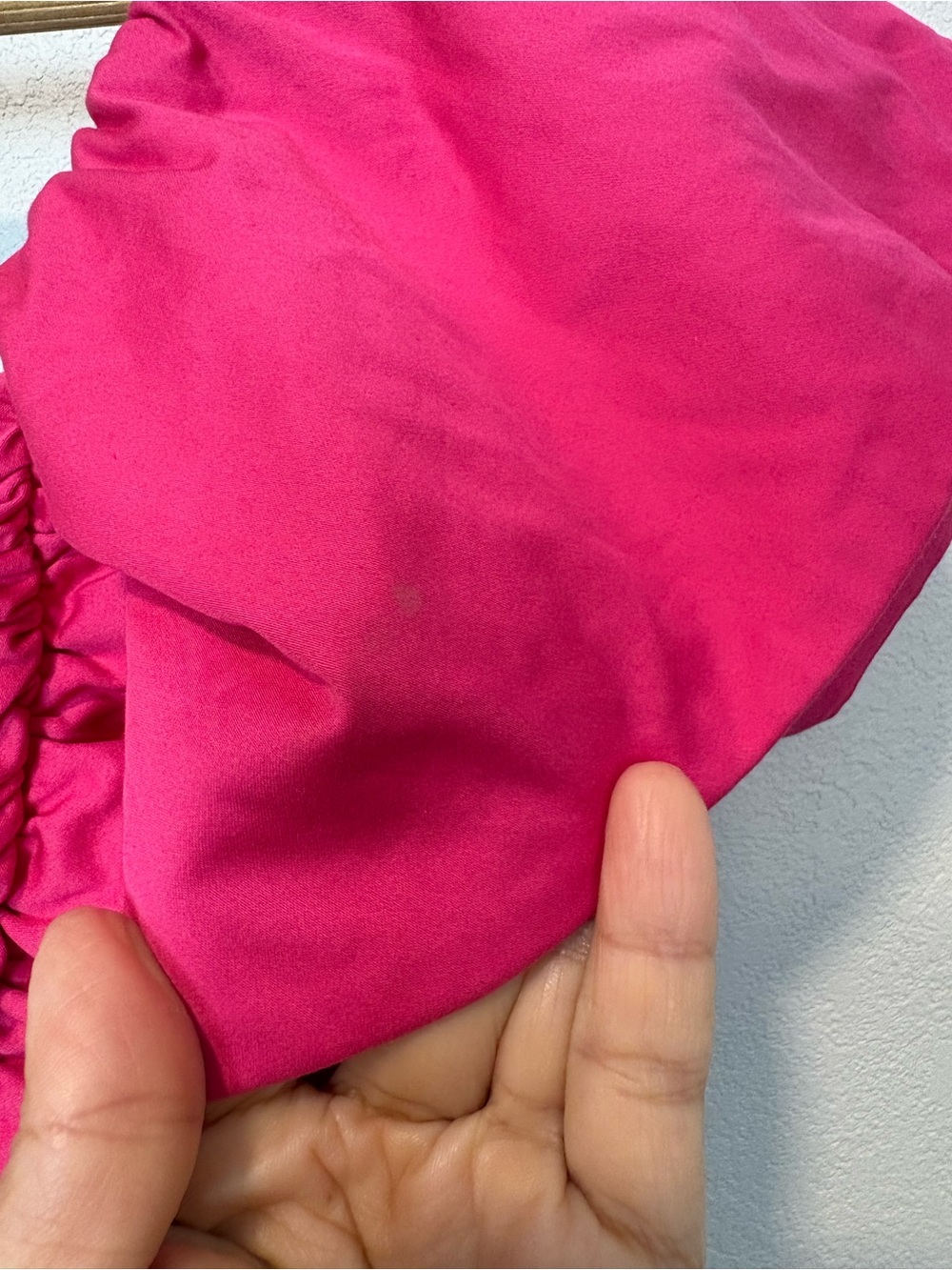 For Love & Lemons Clementine Pink Ruffle Mini‎ Babydoll Dress Tie Back Small - Picture 7 of 8